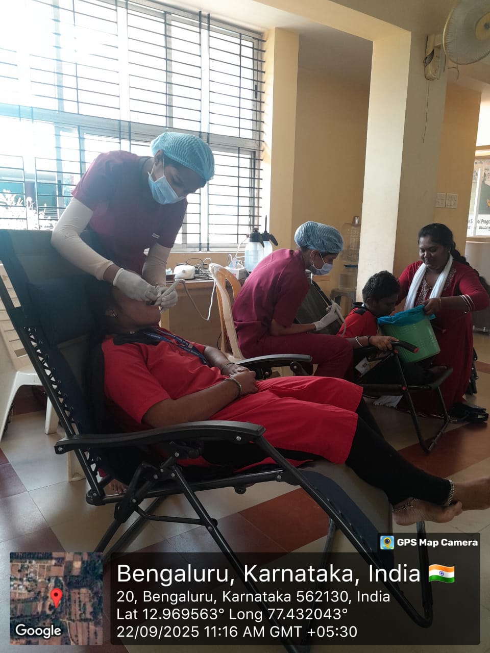 Dental screening at Shristi Special Academy